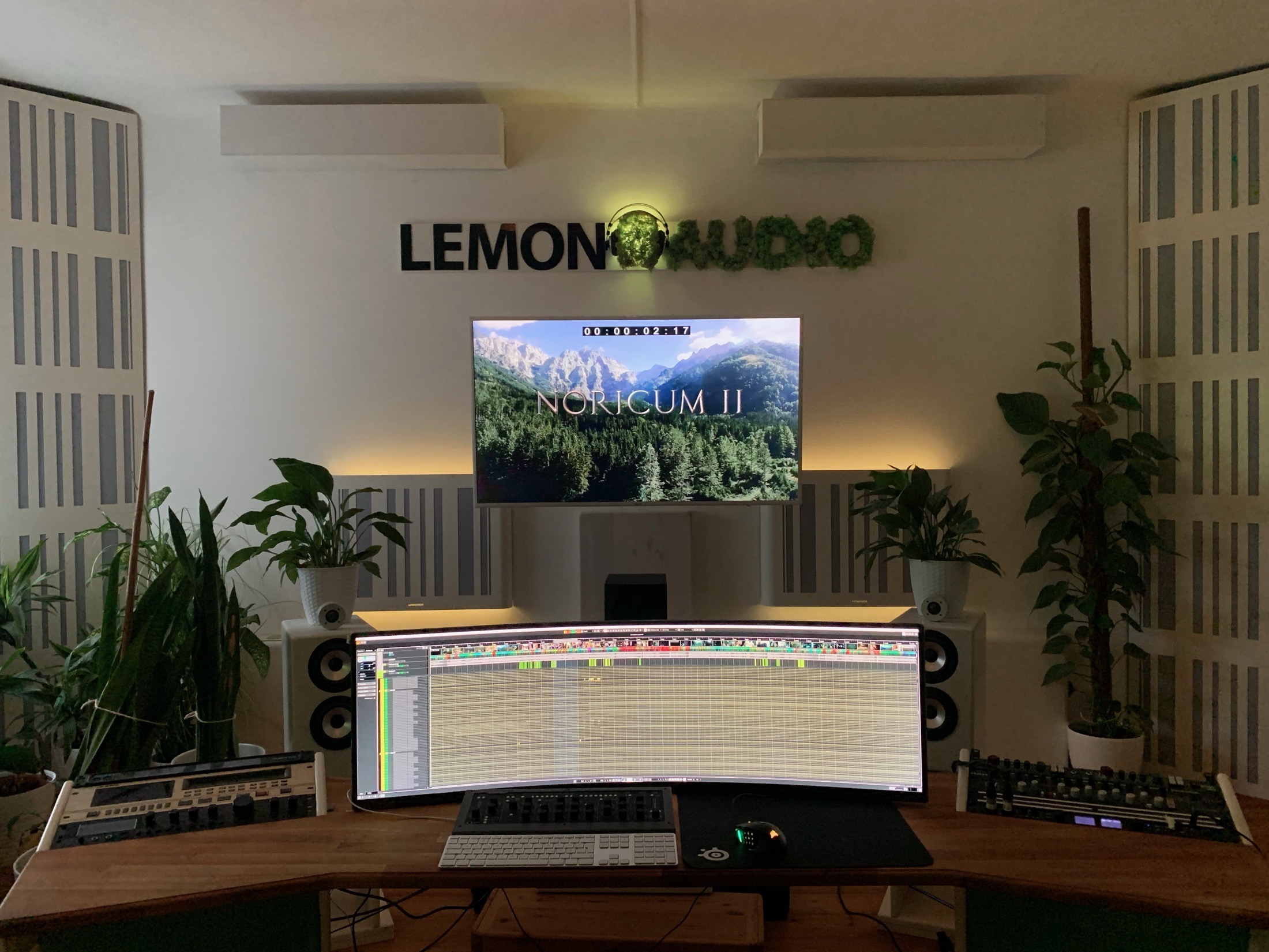 Regieraum von Lemon Audio, Session läuft